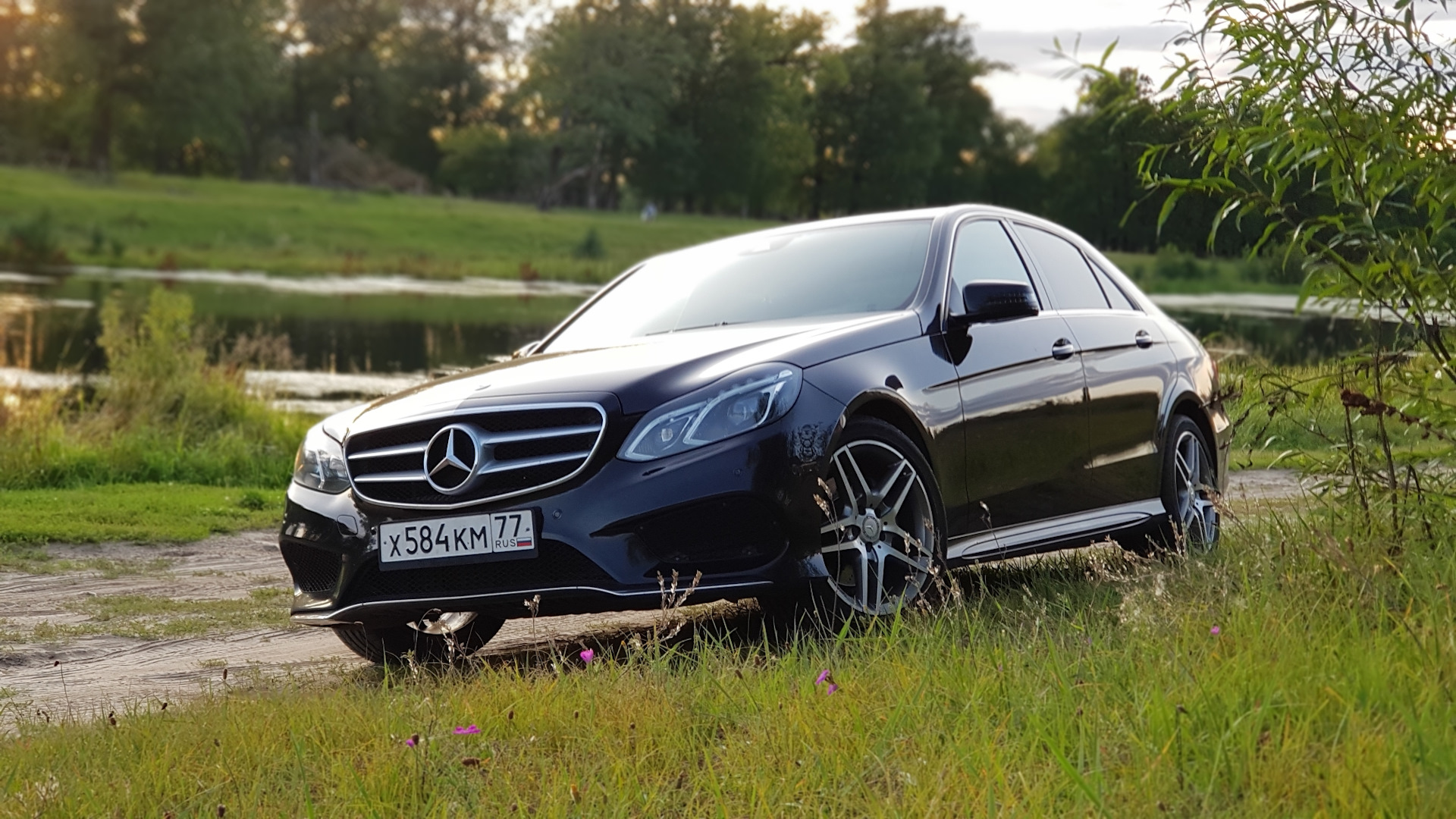 Mercedes e500 w212 зима