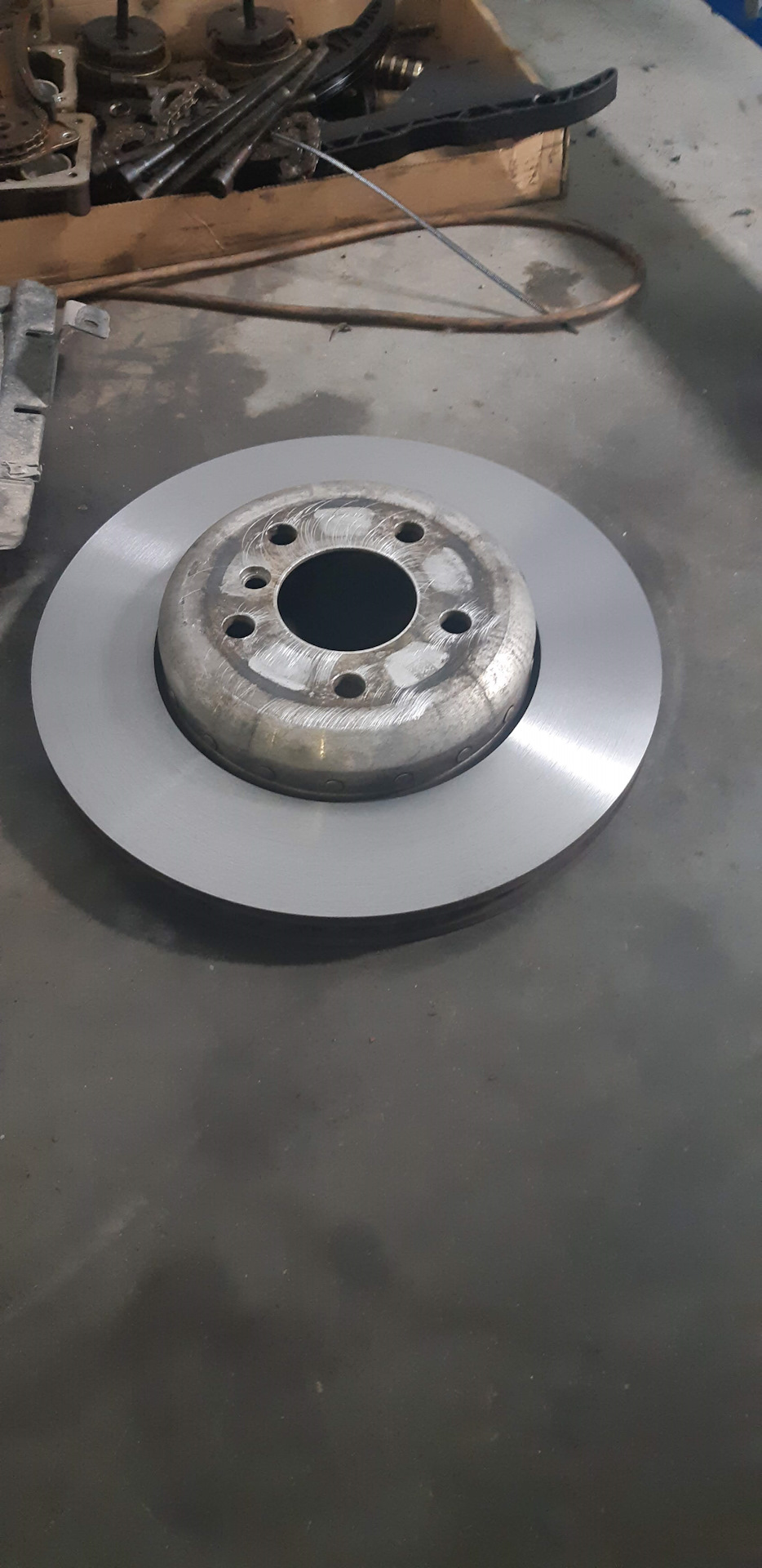 Биение тормозных дисков? Проточка! — BMW 5 series (F10), 3 л, 2012 года ...