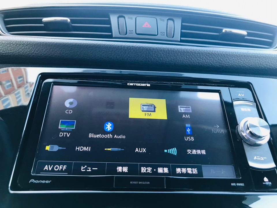 Pioneer Carrozzeria AVIC-RW 802 — Nissan Qashqai (2G), 2 л, 2019