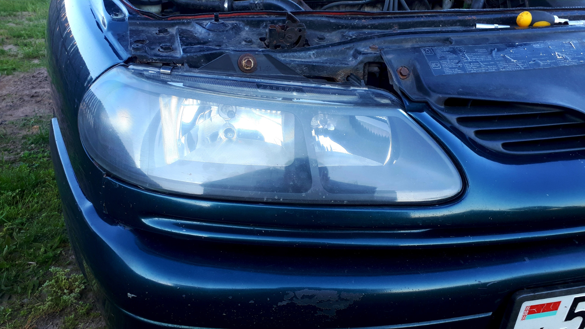 Обновка основного света, рест фары в дорест?? — Renault Laguna I, 2 л ...