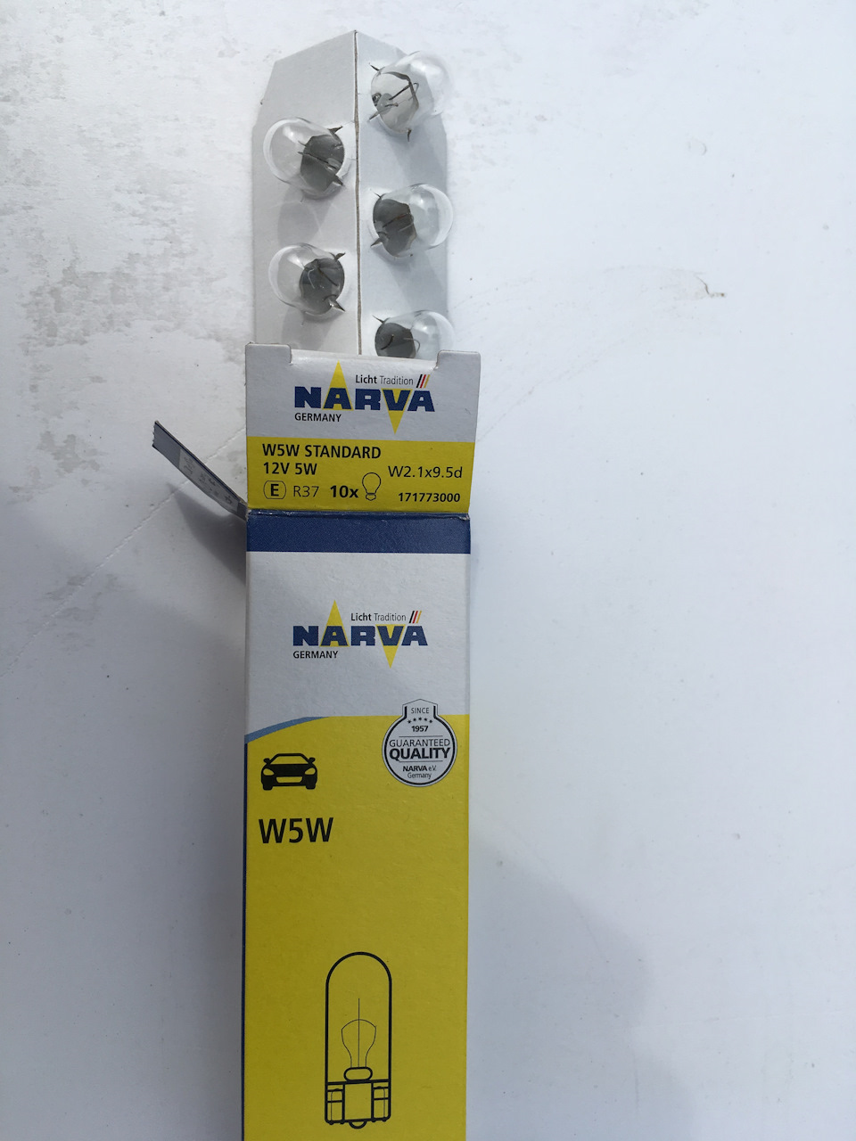 Запись № 6. Замена ламп габаритов на Narva T10 LED 0.6 W (W5W) White ...