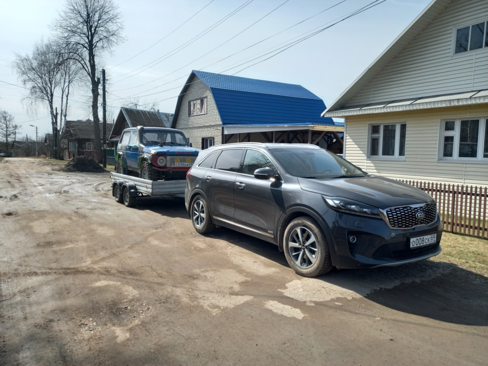 Нива в трофи. Поездка Рязань на Ветку Сакуры. Часть1 — Lada 4x4 3D, 1,7 ...