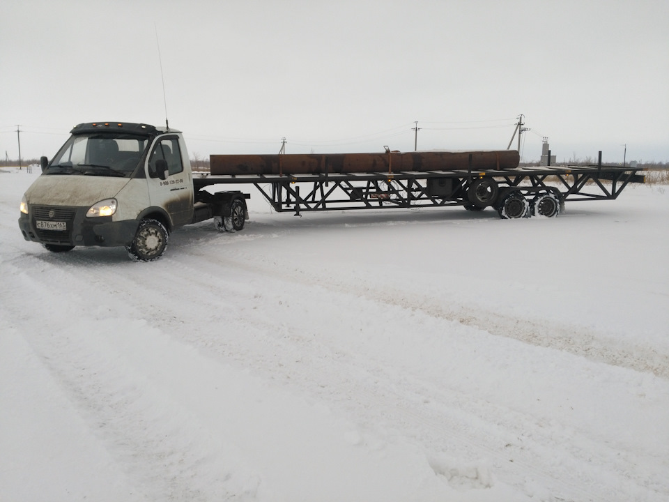 Переоборудование газели в тягач