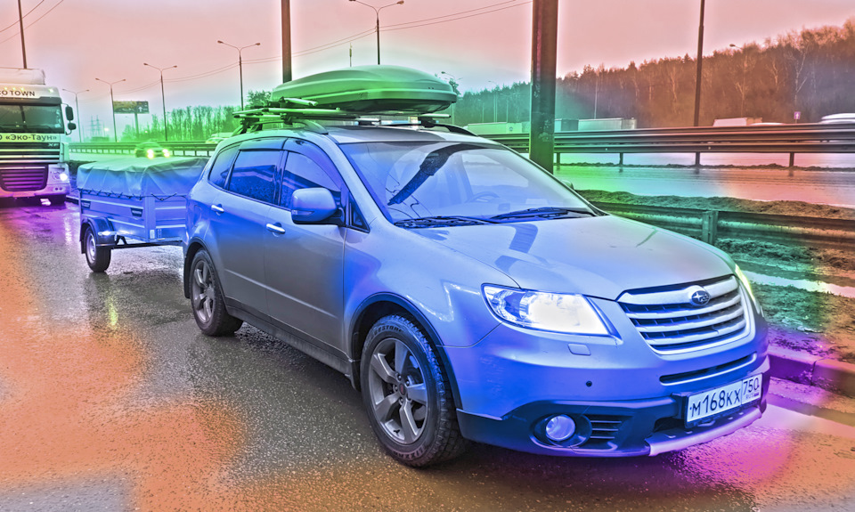 Прицеп «Титан 2513-05» — Subaru Tribeca B9, 3,6 л, 2008 года ...