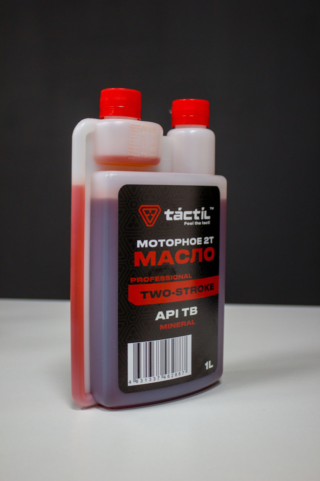 Минеральное масло для двухтактных двигателей TACTIL 2 STROKE API TB 1л ...