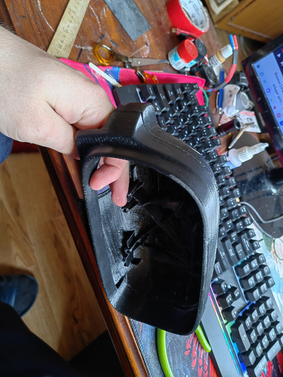 Изготовление корпуса зеркала заднего вида (начало) — Toyota Camry (V40 ...