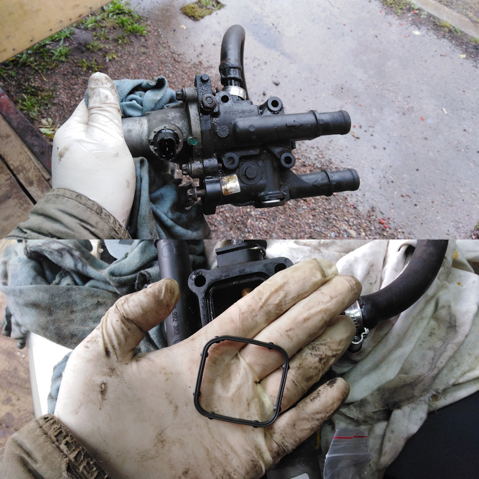 Ремонт ГБЦ -замена маслосъемных колпачков, мойка ГБЦ, чистка поршней от ...