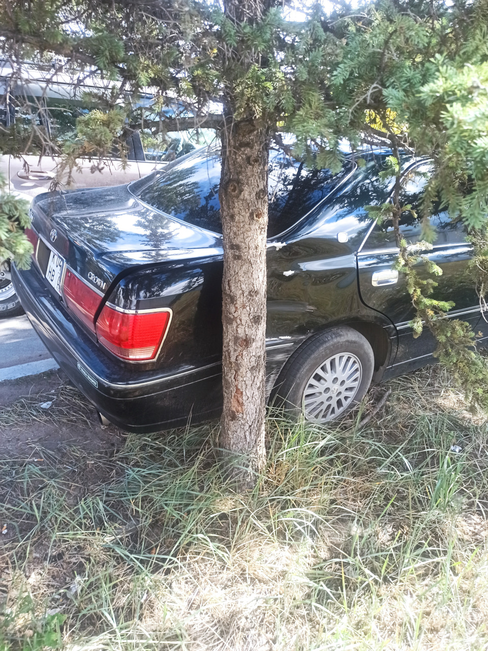 Один удар — четыре дырки» или история длинной в полгода — Toyota Crown  (S170), 3 л, 2002 года | ДТП | DRIVE2