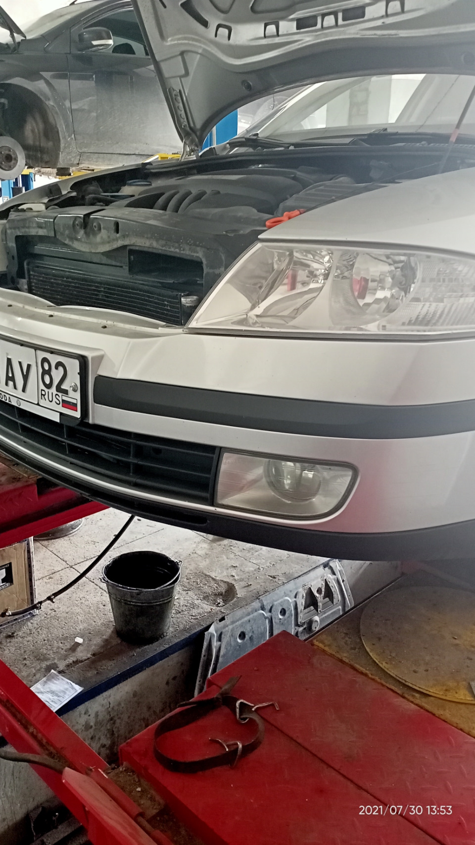 Замена масла как всегда ликви Молли — Skoda Octavia A5 Mk2, 1,6 л, 2008 ...