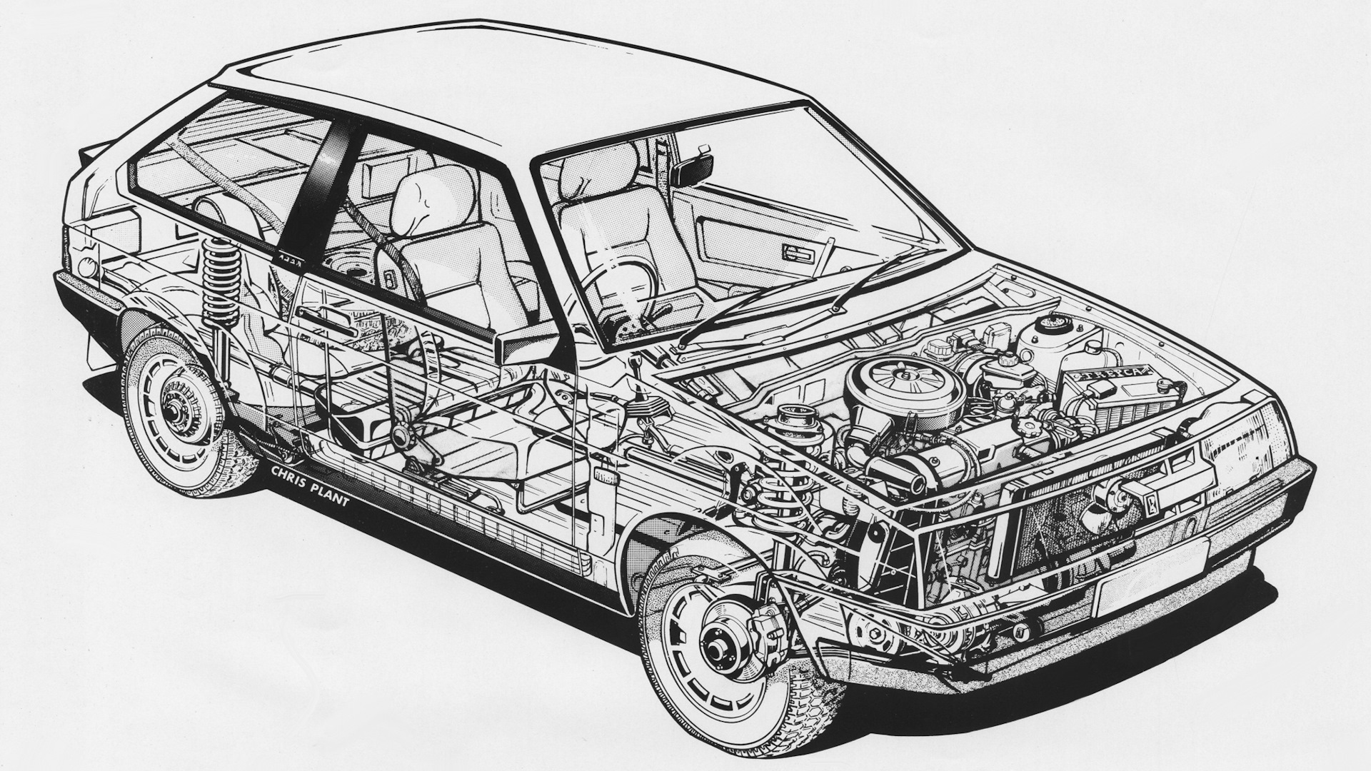 Лада 2109 чертеж