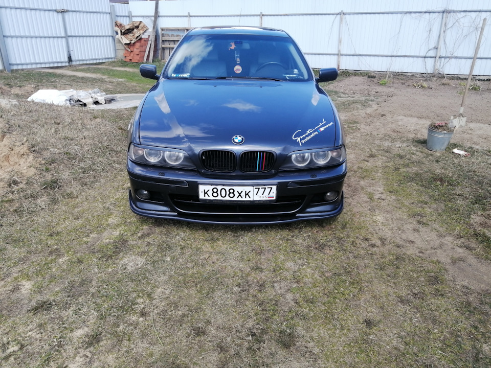 Ноздри чёрные матовые — BMW 5 series (E39), 4,4 л, 1997 года | стайлинг ...