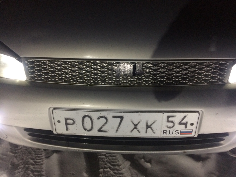 #62 Решетка радиатора, творческая помощь! — Lada Калина седан, 1,4 л ...