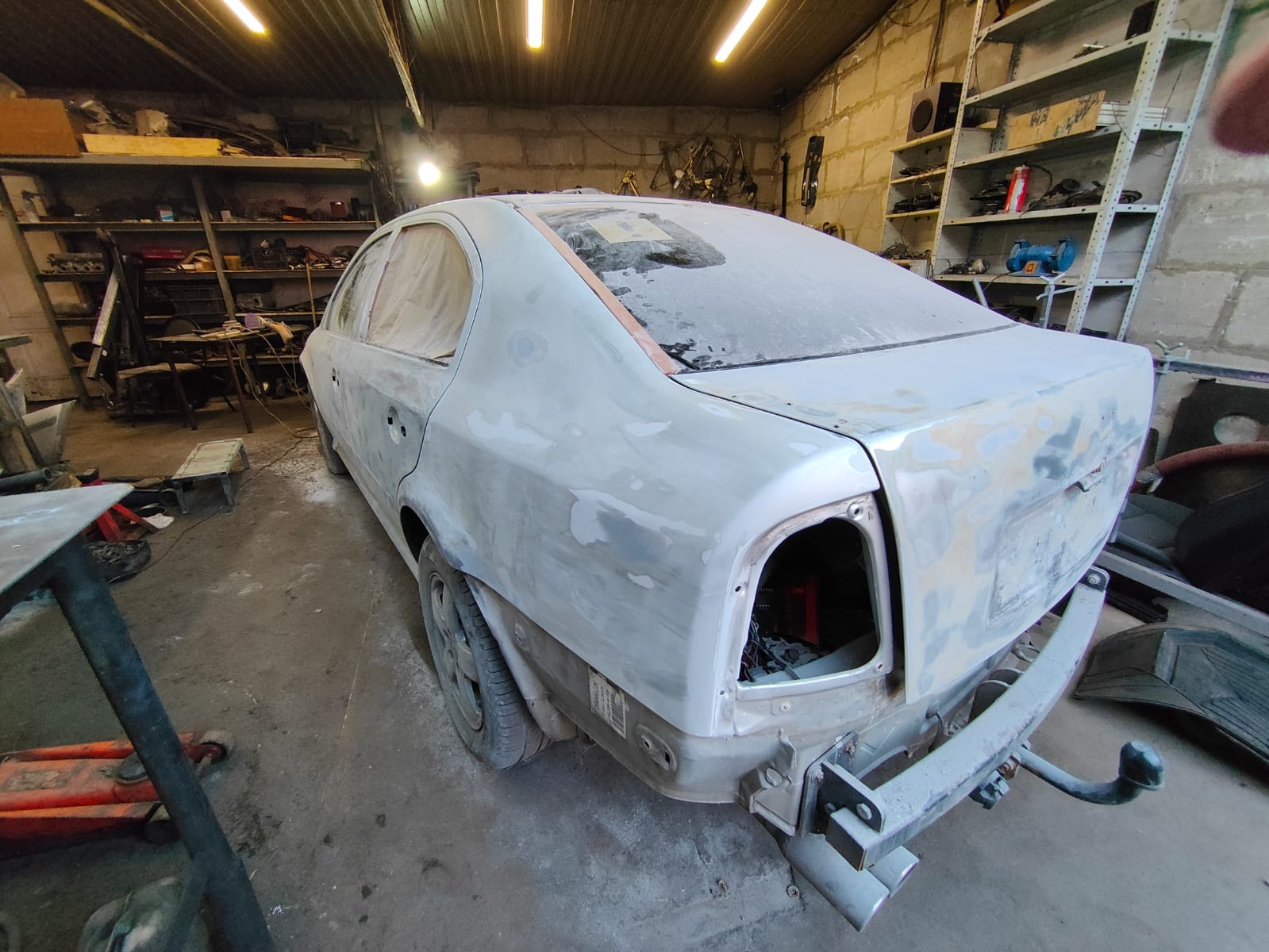 Полный перекрас автомобиля ч.2 — Skoda Octavia A4 Mk1, 1,6 л, 2003 года ...