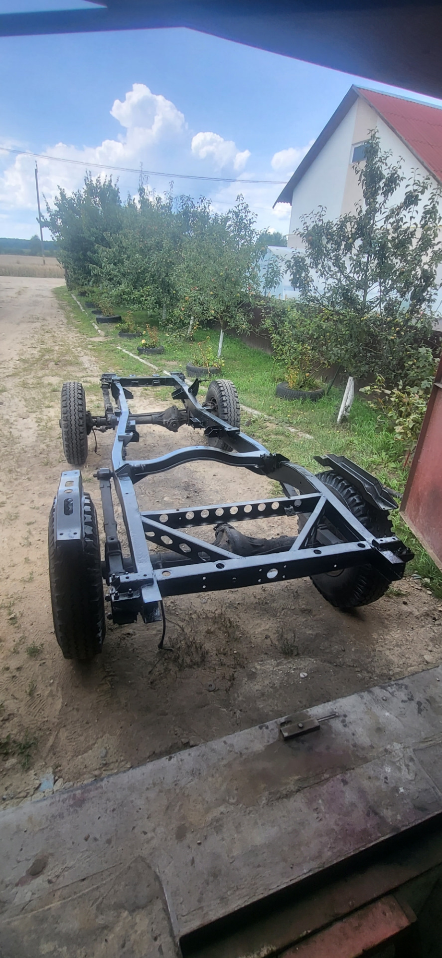 Кузовня часть 3 (рама) — УАЗ 469, 1,9 л., 1982 года | кузовной ремонт ...