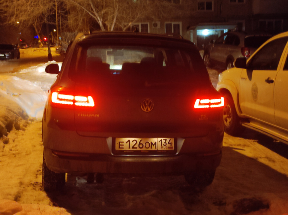 Led фары — Volkswagen Tiguan (1G), 1,4 л, 2012 года | тюнинг | DRIVE2