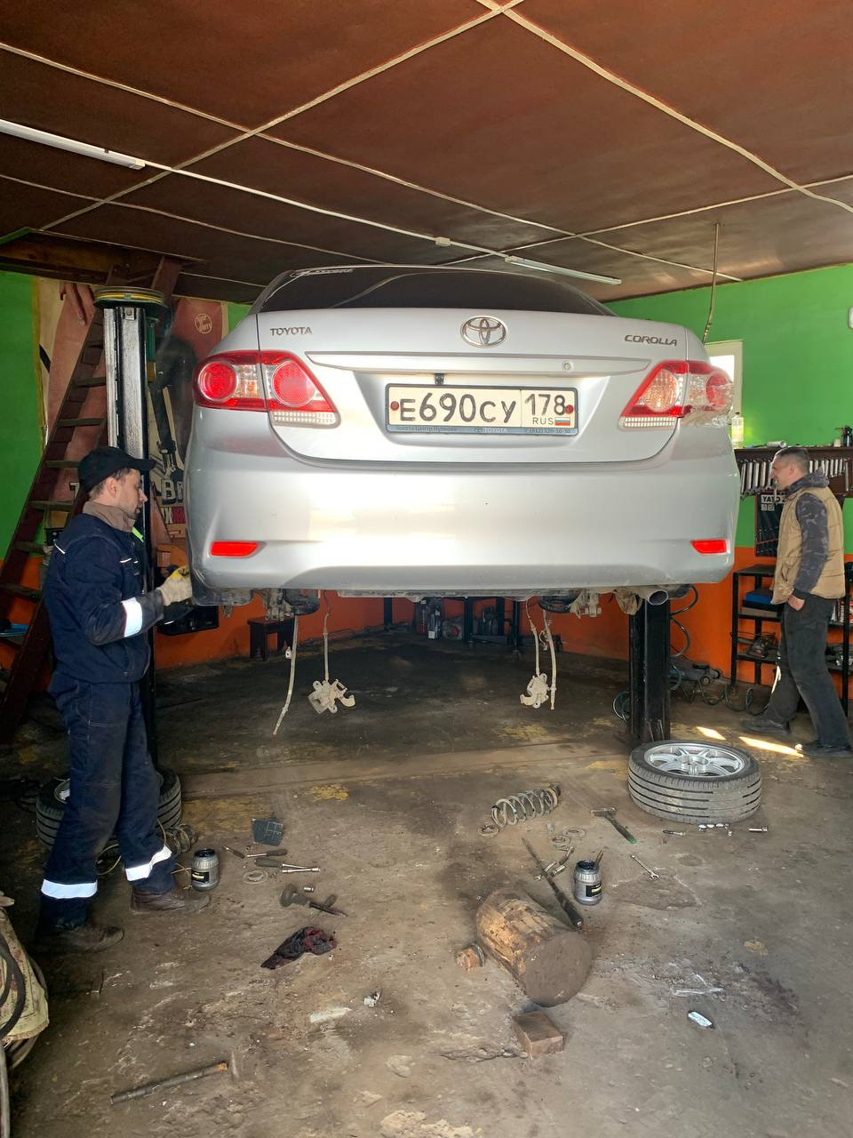 в процессе замены — Toyota Corolla (140/150)