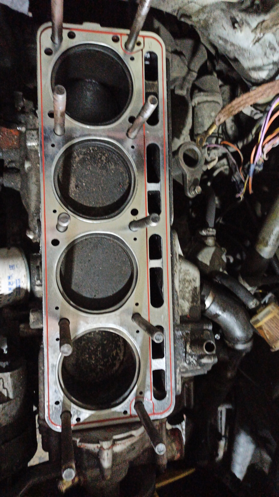 Замена прокладки ГБЦ и самой ГБЦ от УМЗ 421 — УАЗ 469, 2,4 л, 1993 года ...