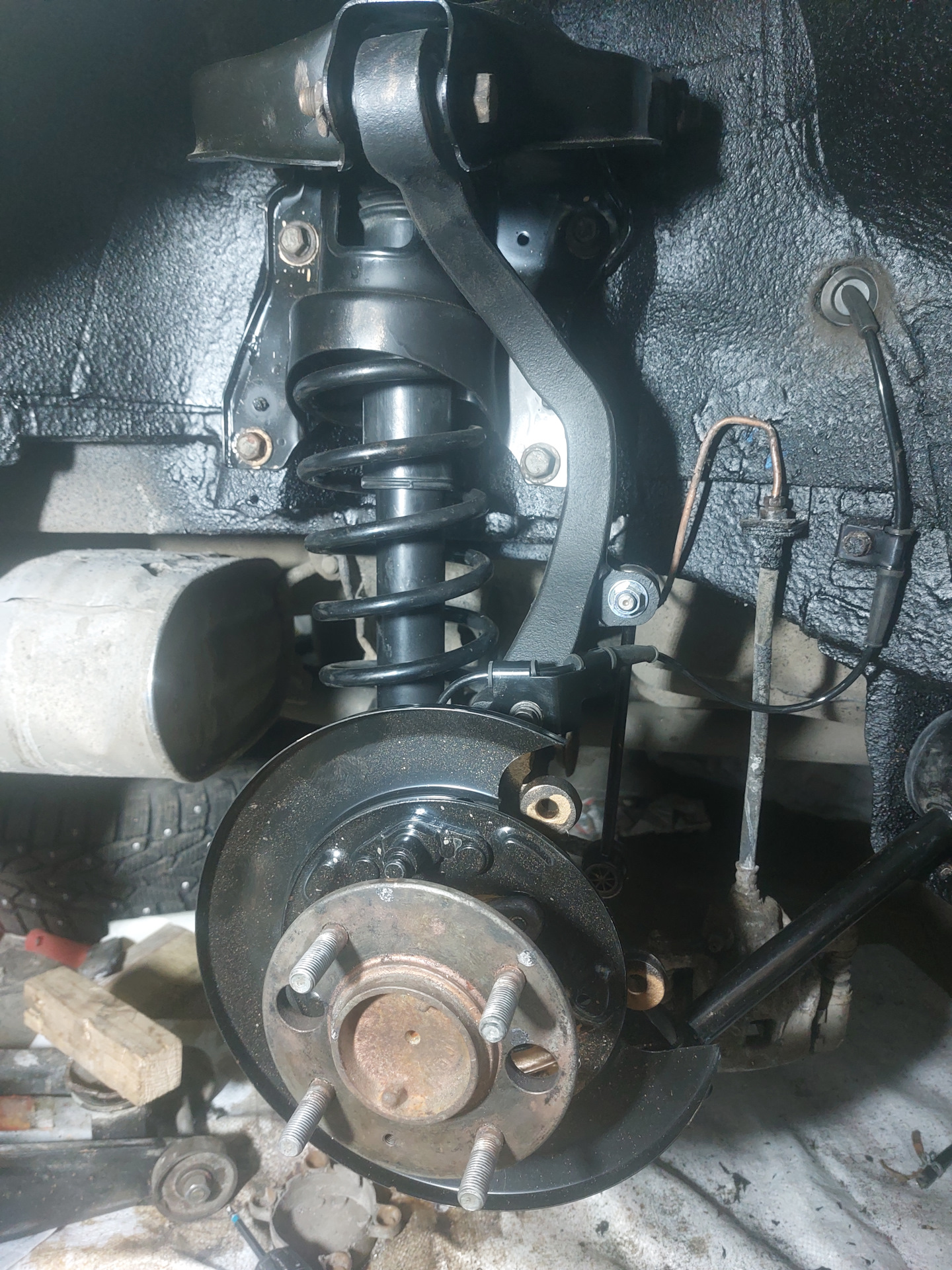 Задние подшипники(запись для себя) — Hyundai Sonata IV (EF), 2 л, 2004 ...