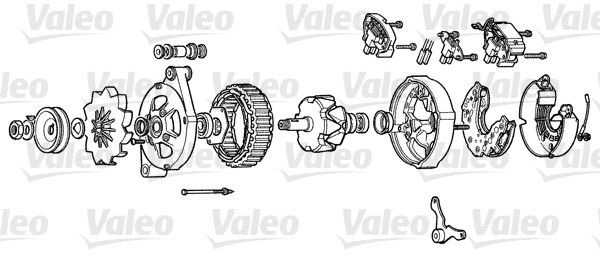 A13N13 Щетки генератора Valeo | Запчасти на DRIVE2