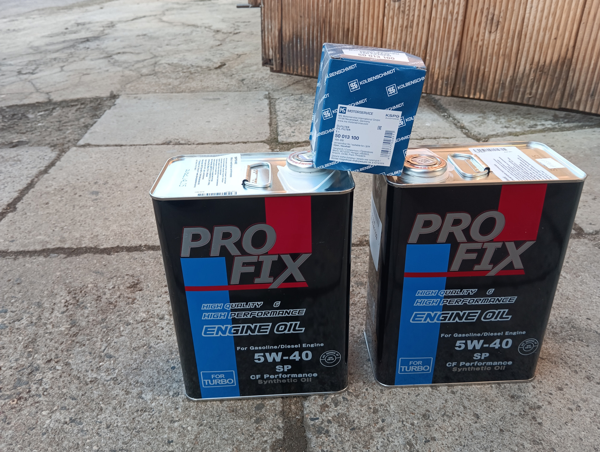 Масло моторное синтетическое — PROFIX Engine Oil SP 5W40, 4л — Opel ...