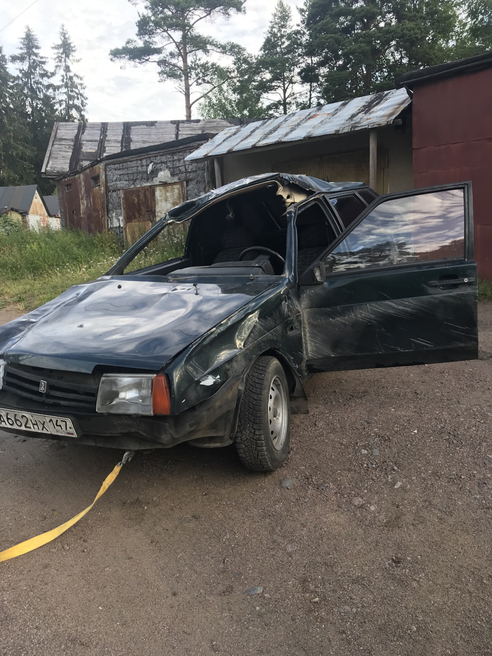 Покупка, 200км без лобового стекла😈 — Lada 21093i, 1,5 л, 2001 года |  покупка машины | DRIVE2