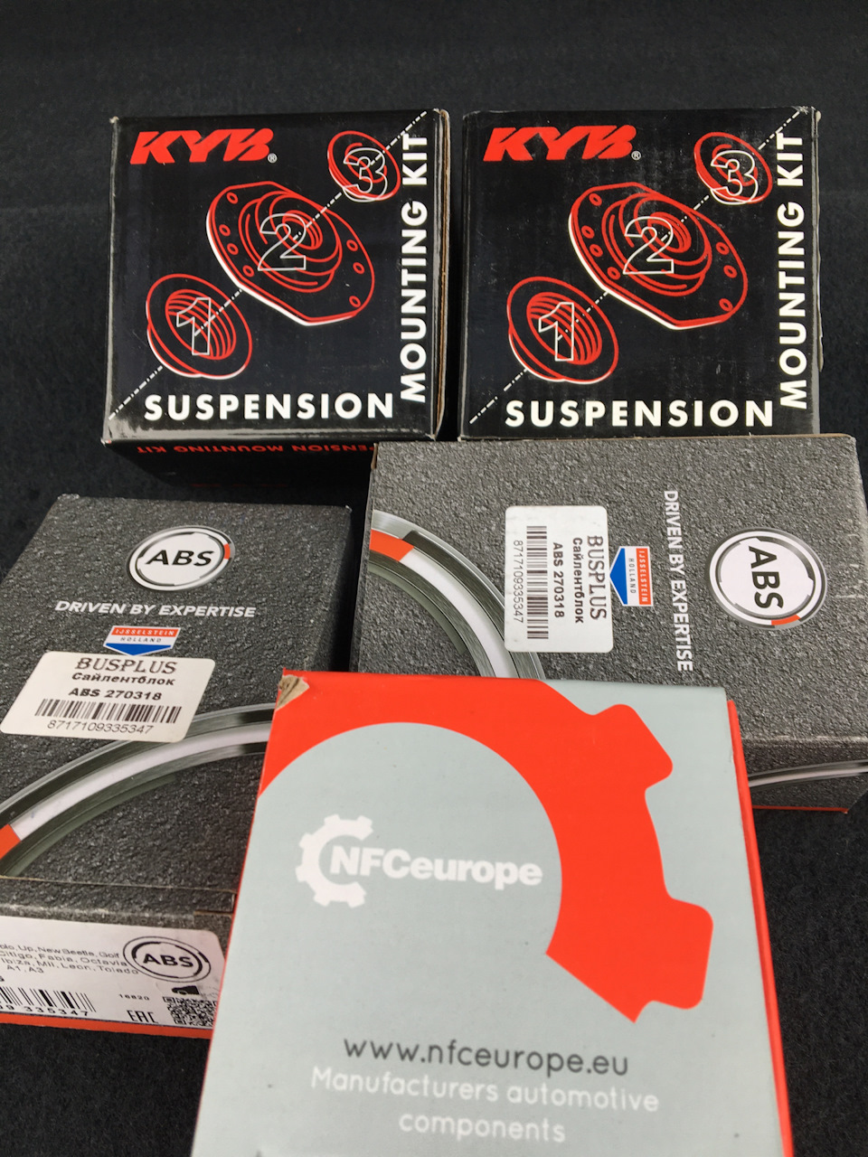 Замена амортизаторов KYB Excel-G — Skoda Octavia A4 Mk1, 1,6 л, 2006 ...