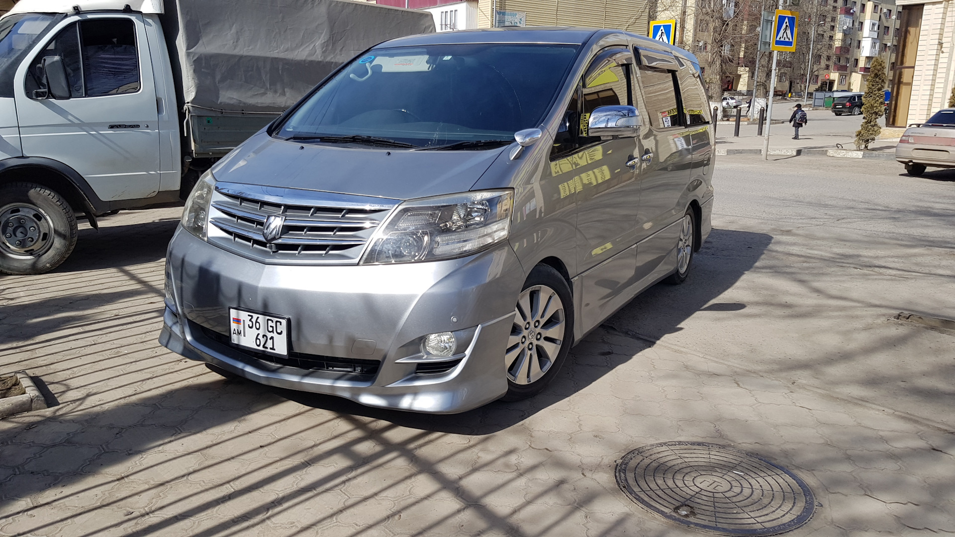 Toyota Alphard 3.0 бензиновый 2005 | Серый волк на DRIVE2