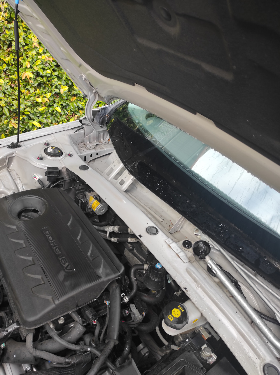 Устранение протечки воды — Hyundai Elantra (7G), 1,6 л, 2021 года ...