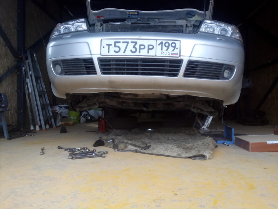 Морда задрана. Ямы к сожалению нет у меня. — Audi A6 (C5)