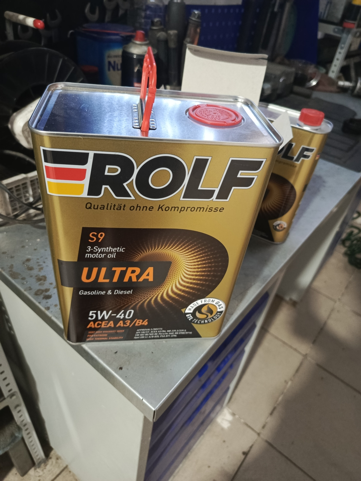 Rolf ULTRA 5W40 как и говорил — Volkswagen Passat B5, 1,8 л, 2004 года ...