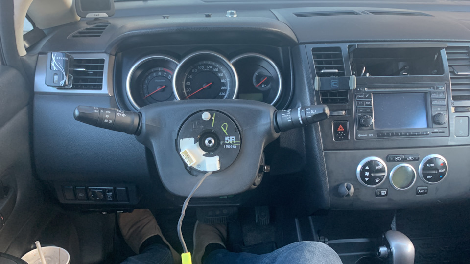 Подрулевой шлейф/ Раскоксовка? — Nissan Tiida (1G), 2011 года | поломка ...