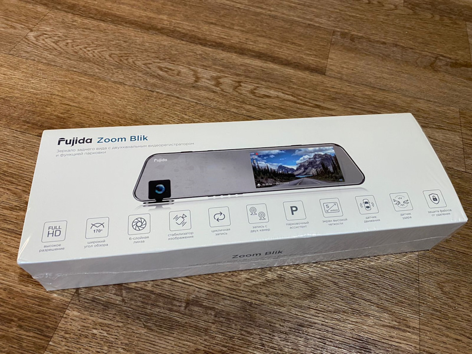 Видеорегистратор-зеркало Fujida Zoom Blik Duo — Hyundai Solaris (1G), 1 ...