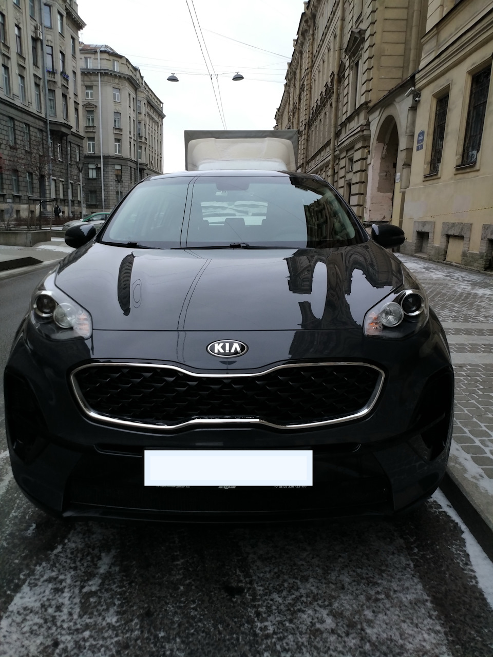 Сетка в бампер. — KIA Sportage (4G), 2 л, 2018 года | аксессуары | DRIVE2