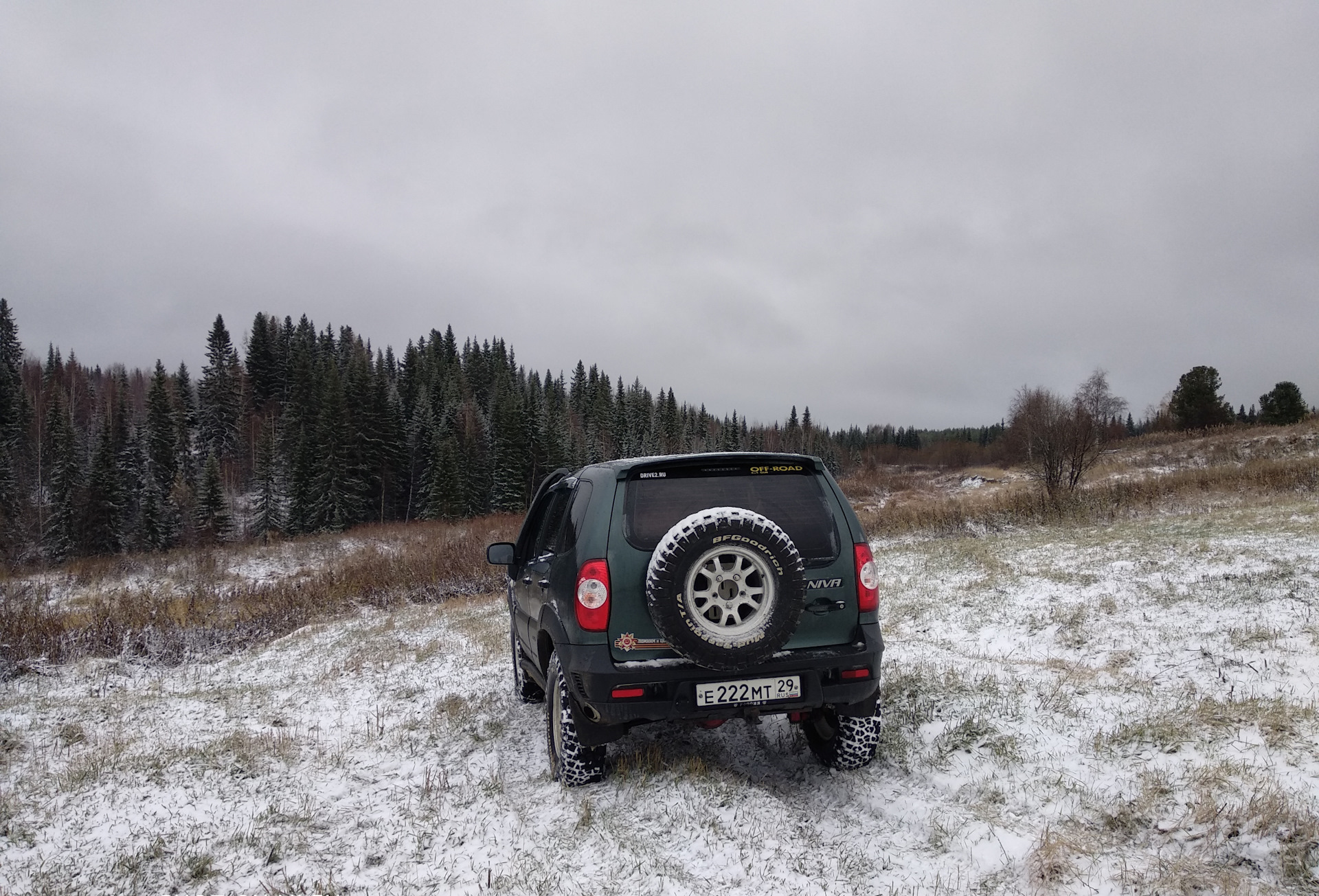 Зеленая Нива на выборах!) — Chevrolet Niva (1G), 1,7 л, 2012 года ...