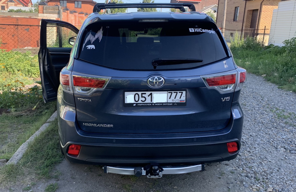 Photo from the logbook Toyota Highlander (XU50)