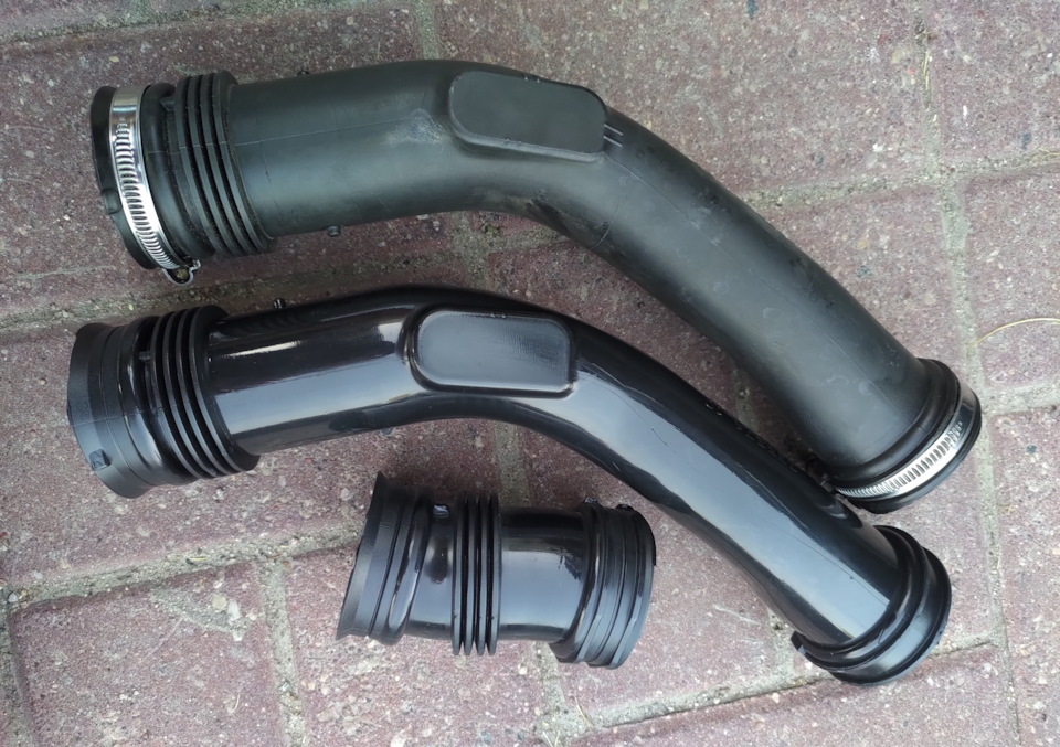 Замена патрубка подачи воздуха на переднюю турбину N54 — BMW 7 series ...