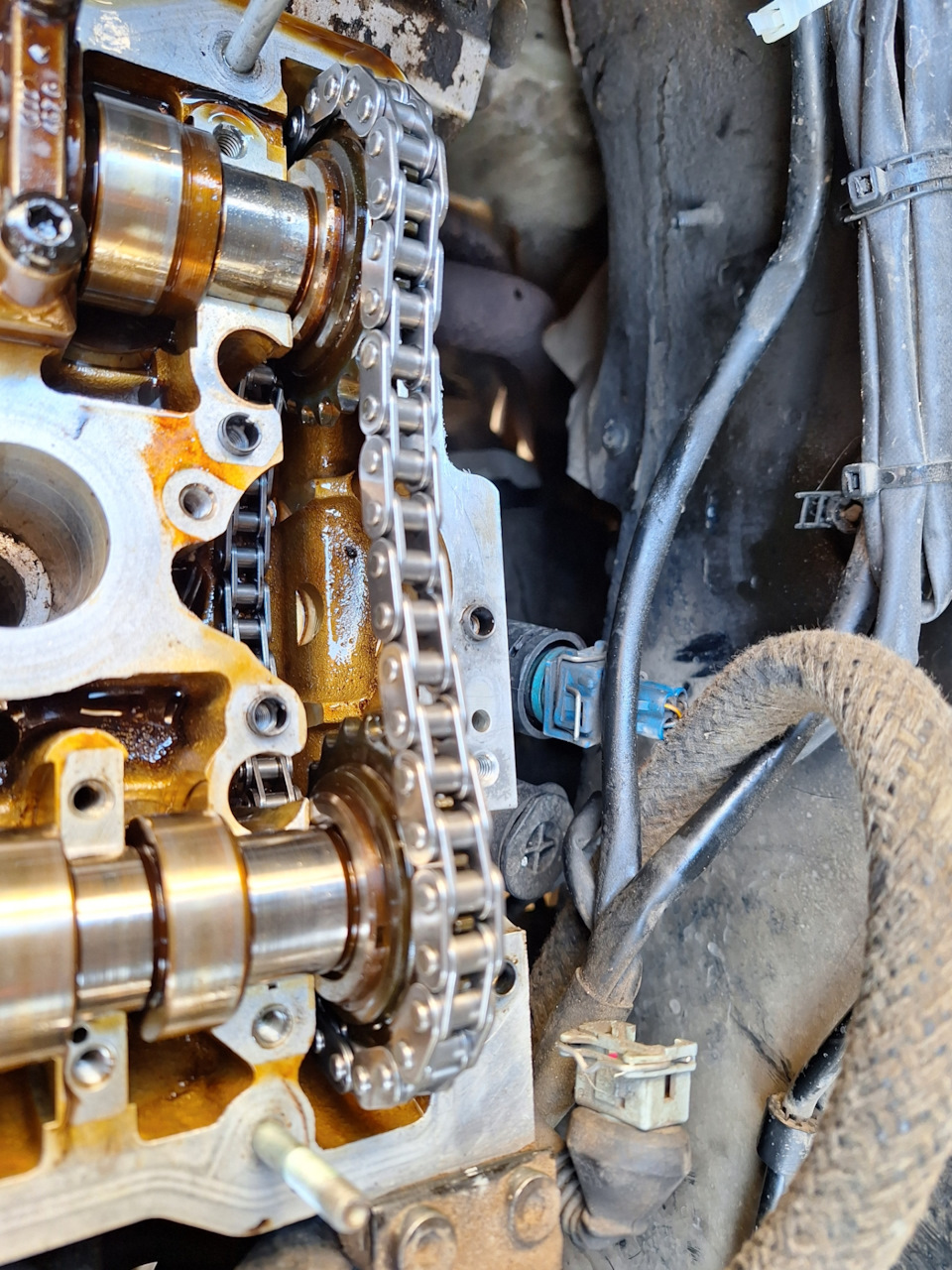 Переборка ГНЦ и замена цепи распредвалов — Audi A4 (B5), 1,8 л, 1999 ...