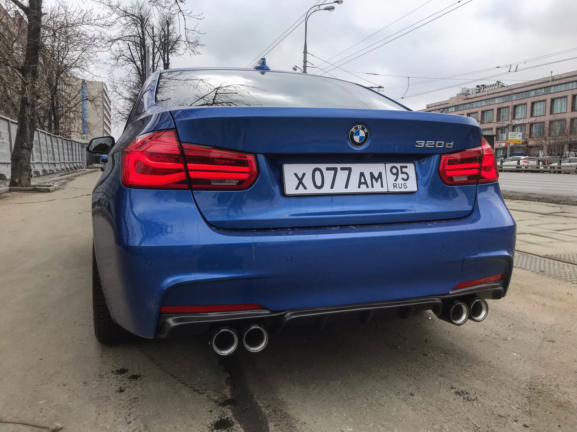 Выхлоп (продам насадки) — BMW 3 series (F30), 2 л, 2018 года | стайлинг |  DRIVE2