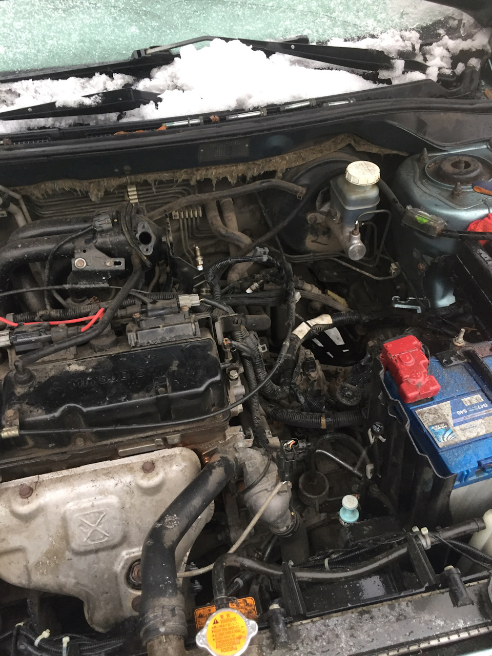Чистка рхх, дад, дпдз — Mitsubishi Lancer IX, 1,6 л, 2007 года ...