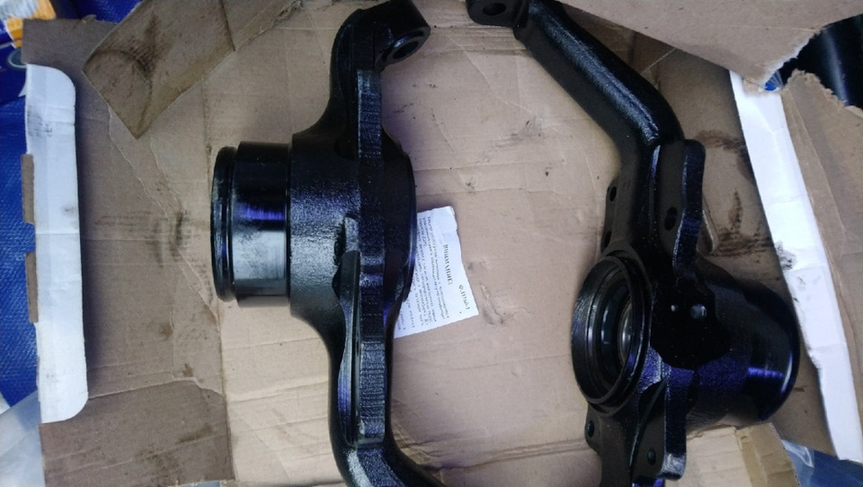 Кулаки с подшипниками Iveco. — Chevrolet Niva, 1,7 л, 2016 года ...