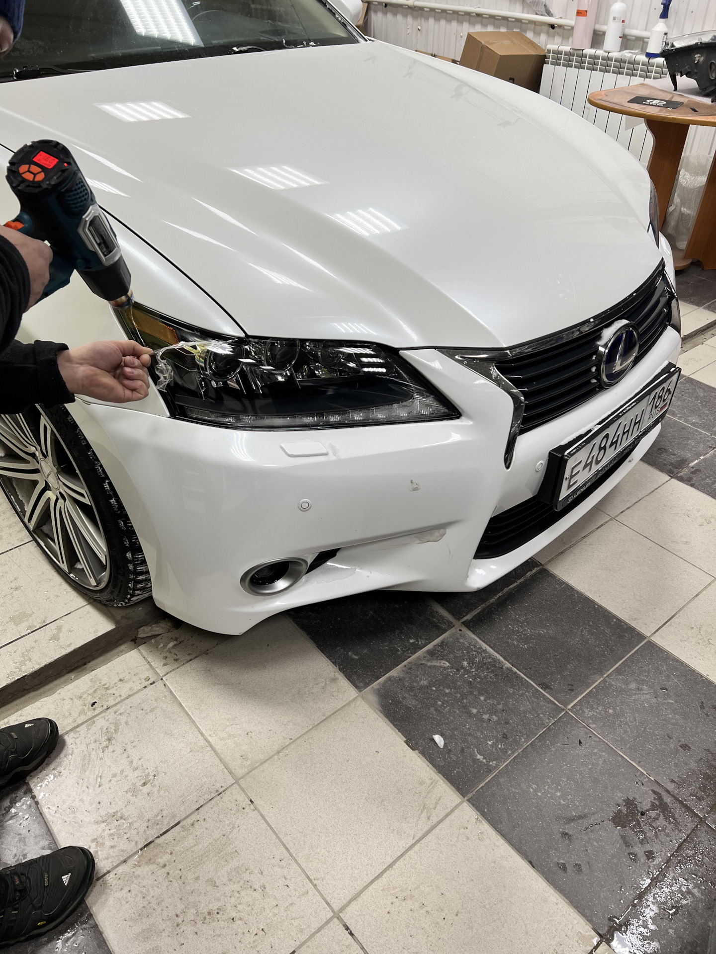 Полиуретановая антигравийная пленка DAYTONA PPF фотохром — Lexus GS ...