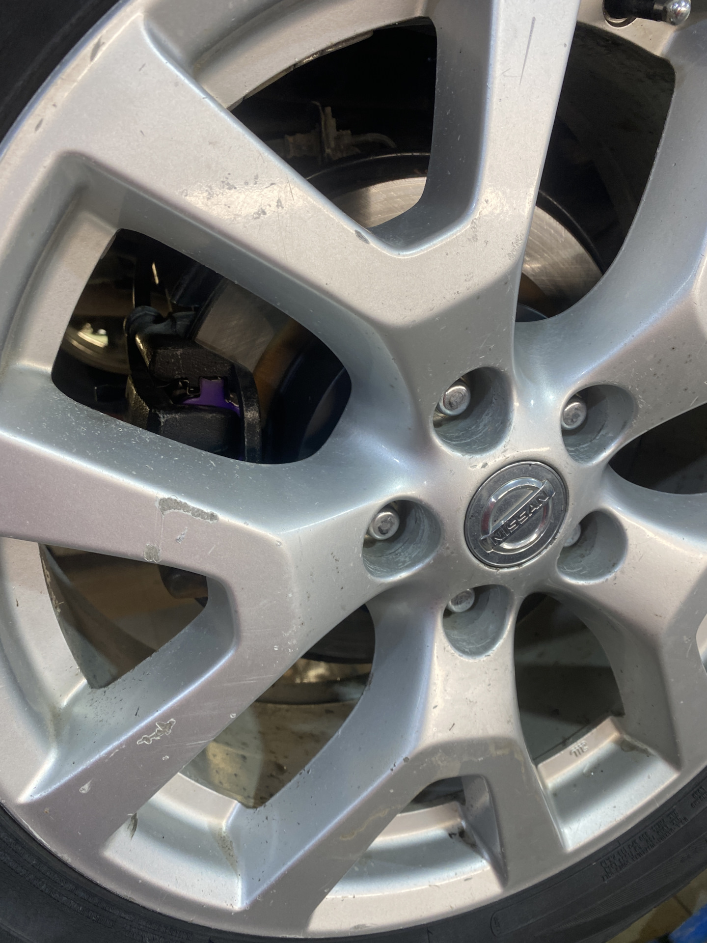 156000 обслуживание тормозной системы — Nissan X-Trail II (t31), 2 л ...