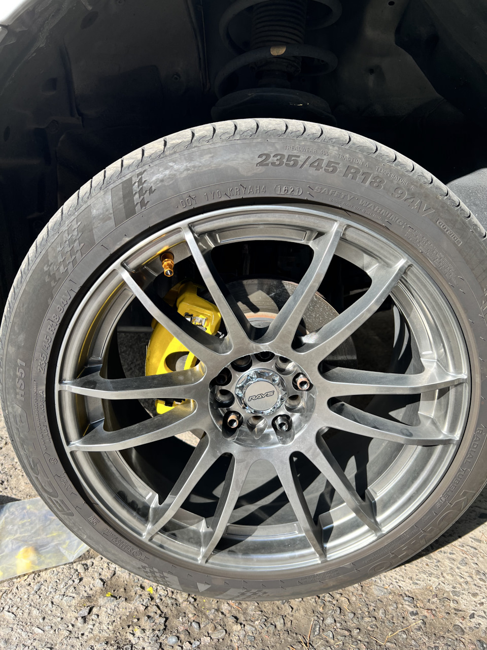 Окрас суппортов в жёлтый! — Nissan Maxima QX (A33), 3 л, 2006 года ...