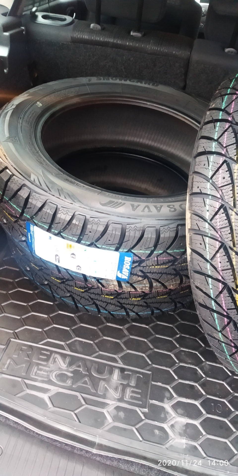 Замена резины Рено Меган 2 — Renault Megane II, 1,6 л, 2007 года | шины ...
