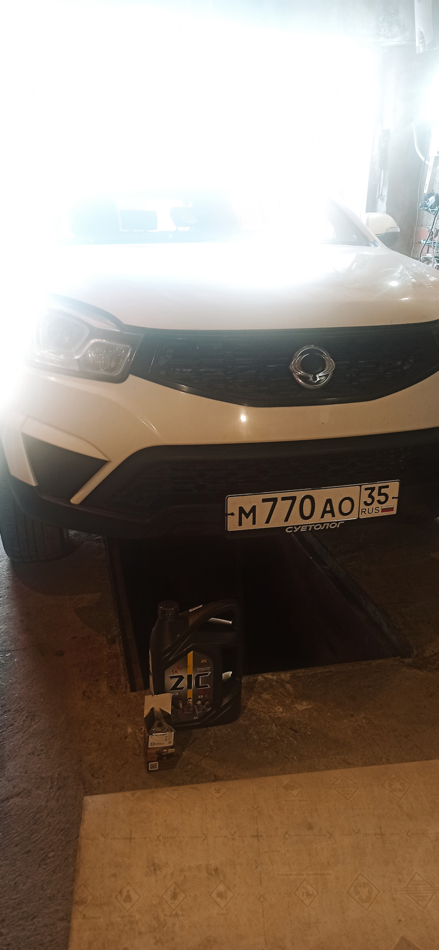Замена масла и фильтров. — SsangYong Actyon (2G), 2 л, 2014 года ...