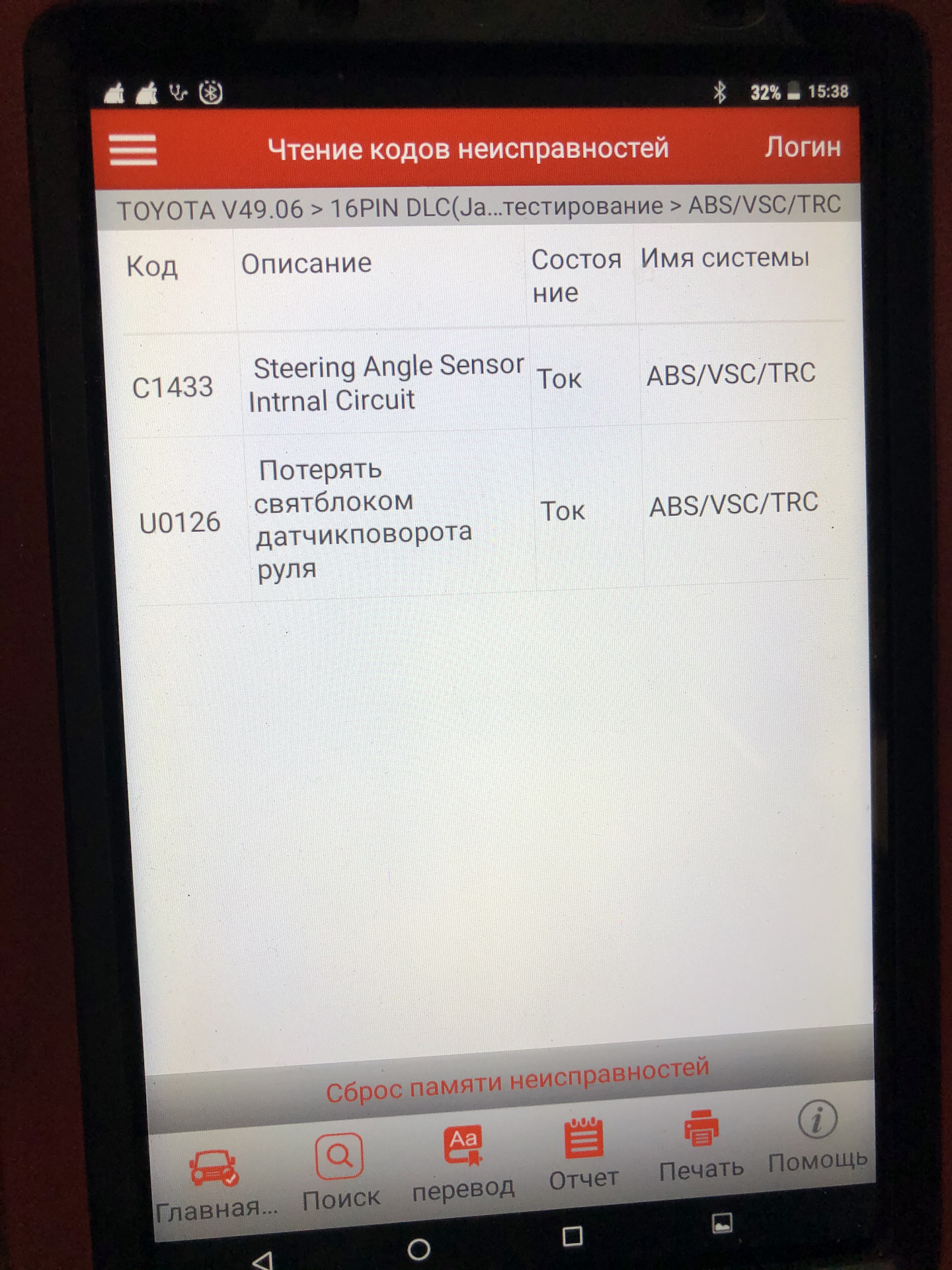 Распиновка выхода датчика положения руля — Toyota Wish (AE20), 1,8 л ...