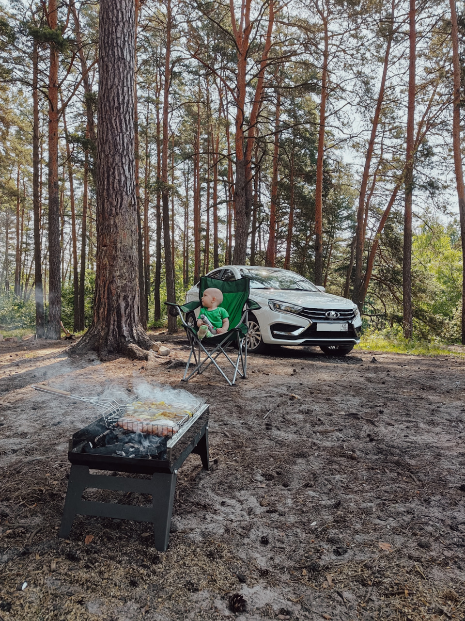 Поездка в лес — Lada Vesta (NG), 1,6 л, 2023 года | путешествие | DRIVE2