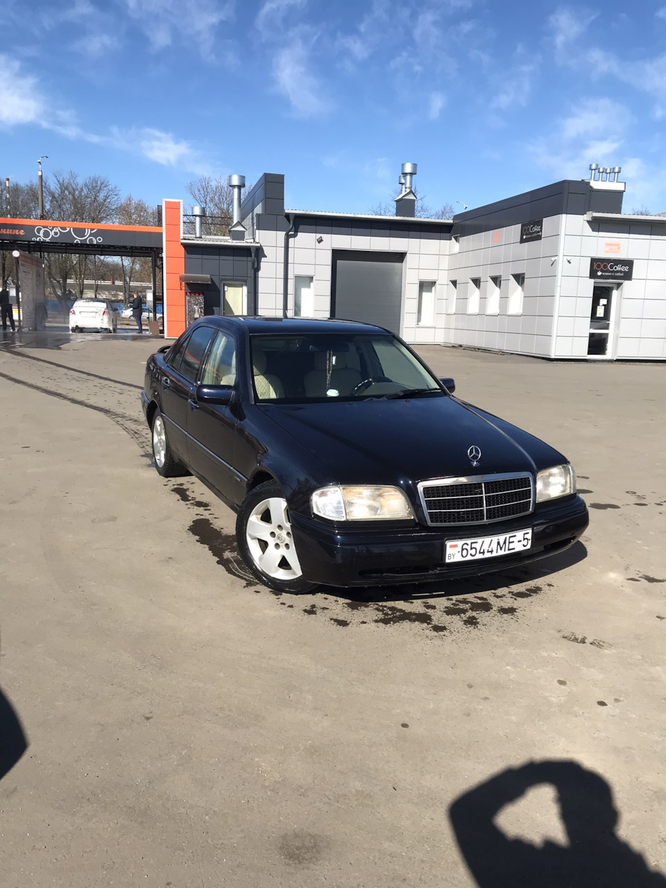 Машина после покраски — Mercedes-Benz C-class (W202), 2,2 л, 1994 года |  фотография | DRIVE2