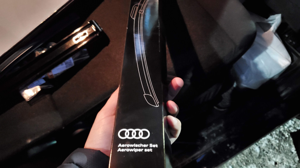 Стуйно-веерные форсунки и оригинальные дворники — Audi A6 Allroad ...