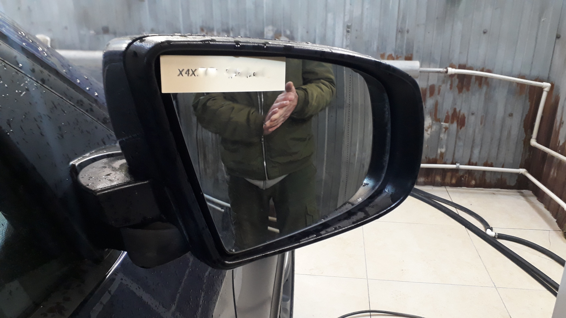 Маркировка зеркал (против воришек) — BMW X5 (E70), 3 л, 2012 года ...